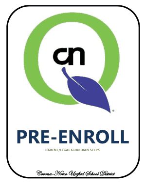 cnusd pre enrollment